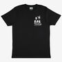 Bar Humbug Graphic Christmas T Shirt In Black, thumbnail 2 of 2