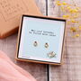Just To Say 'May Your Birthday Be' Cupcake Earrings, thumbnail 1 of 5