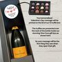 Vino Coco Personalised Valentine's Day Veuve Clicquot Champagne And Truffles Gift Set, thumbnail 2 of 9