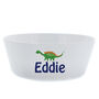 Personalised Dinosaur Baby Plastic Bowl, thumbnail 2 of 4