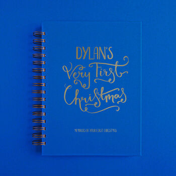 Personalised Baby's First Christmas Memory Book, 2 of 4