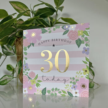 Milestone 30th Birthday Card, 2 of 2