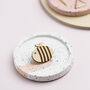 Wooden Bumble Bee Brooch, thumbnail 1 of 6