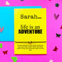 Life Is An Adventure Travel Card With Wish Bracelet, thumbnail 1 of 6