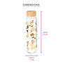 Best In Show Doggy Design Glass Water Bottle 420ml, thumbnail 2 of 4