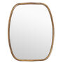 Curved Gold Wall Mirror, thumbnail 2 of 5