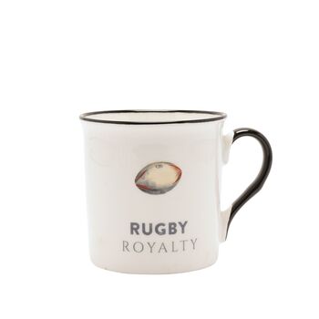 Rugby Gift Mug – “Rugby Royalty” Tea And Coffee Cup For Fans, 4 of 4