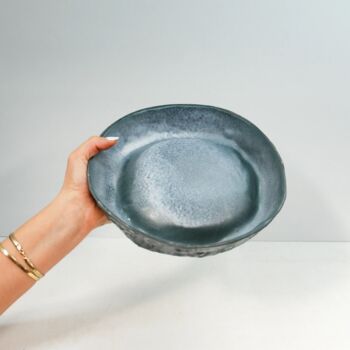 Hic Ceramics Handmade Round Double Sided Serving Piece, 6 of 7