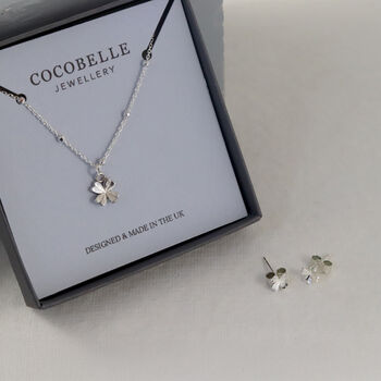 Four Leaf Clover Earrings, 5 of 6