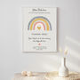 Personalised Teacher Gift Rainbow Print, thumbnail 4 of 4