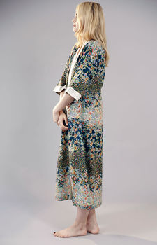 Geisha Organic Cotton Kimono Dressing Gown, 6 of 10