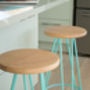 Bar Stool With Hairpin Legs, Choice Of Colours, thumbnail 3 of 8