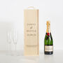 Personalised Engagement / Wedding Magnum Bottle Box, thumbnail 1 of 6