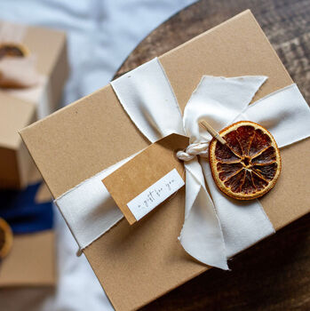 Scrunchie Gift Box : Khaki Linen, 2 of 4