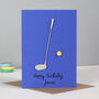 Personalised Golf Birthday Sport Card, thumbnail 2 of 3
