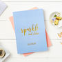 Personalised Sparkle And Shine Foiled Notebook, thumbnail 1 of 8