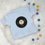 'Totally Awesome Records' Personalised Baby T Shirt, thumbnail 3 of 5