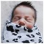 ‘The Swaddle’ Leopard Print Baby Muslin, thumbnail 8 of 12