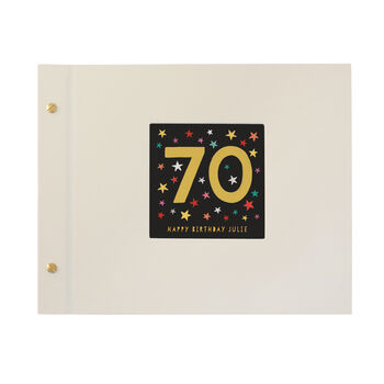 Personalised 70th Birthday Photo Album, 5 of 12