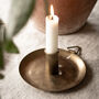 Brass Metal Candlestick Holder, thumbnail 1 of 4