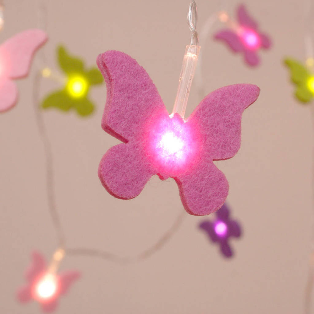 Battery Felt Butterfly String Lights By all things Brighton beautiful