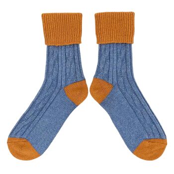 Cashmere Blend Slouch Socks, 4 of 12