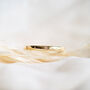 Celestial Engraved Diamond Ring In Solid Gold, thumbnail 2 of 7