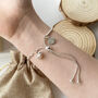 Seed Slider Bracelet With Baby Robin, thumbnail 2 of 6