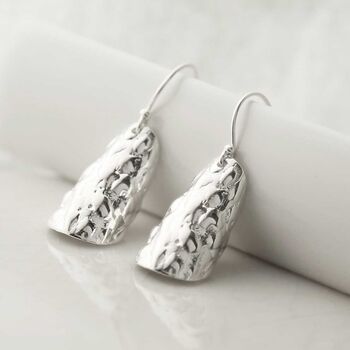 Sterling Silver Pine Earrings, 4 of 5