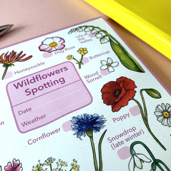 Wildflowers Spotting Journal Notepad, 7 of 11