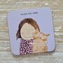 'Crazy Cat Lady' Drinks Coaster, thumbnail 1 of 2