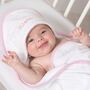 Personalised Star Baby Towelling Hooded Cuddlerobe, thumbnail 3 of 9