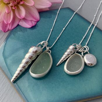Sterling Silver Beach Finds Necklace, 4 of 6