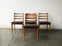 Set Four Mid Century Dining Chairs By Schreiber, thumbnail 1 of 8