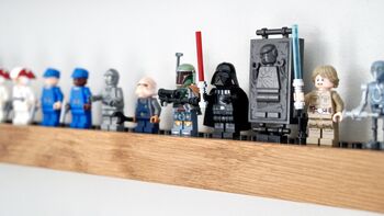Wooden Minifigure Display Wall Stands, 5 of 6