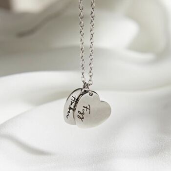 Personalised Heart Pendant Necklace, 7 of 9
