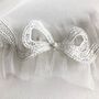 Bow Tulle Wedding Garter, thumbnail 5 of 8