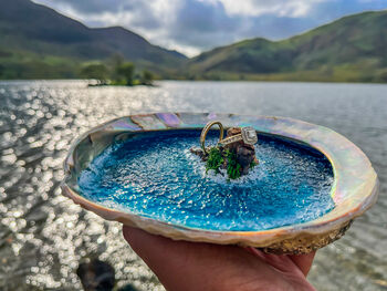 Personalised Wedding Ring Holder, Shell Ring Dish, 4 of 9