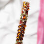 Leaf Diamante Gem Headband In Yellow, thumbnail 2 of 4