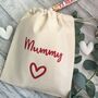 Personalised Mummy Cotton Treat Bag, thumbnail 1 of 4
