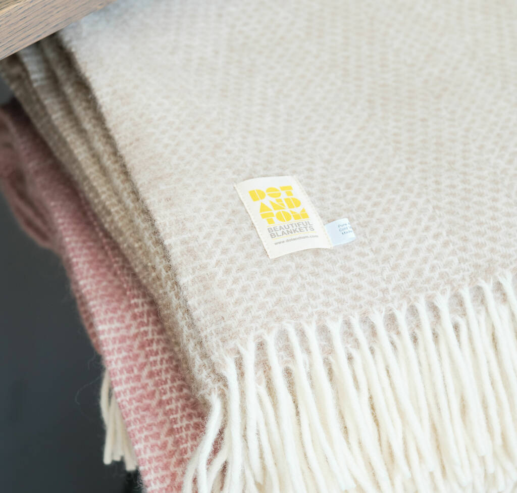 Pure New Wool Blanket By dot + tom