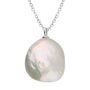 Lottie Sterling Silver Pearl Teardrop Necklace, thumbnail 1 of 2