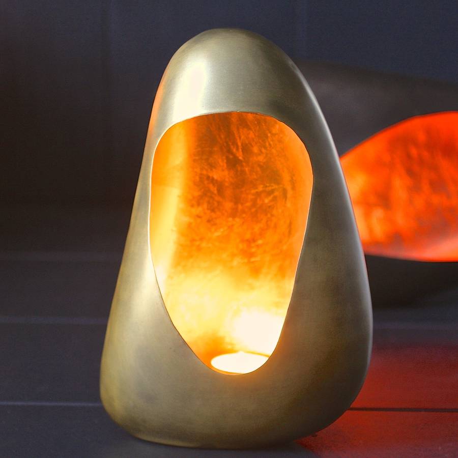 Bronze Boulder Tealight Holder By London Garden Trading