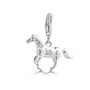 Horse Charm Sterling Silver, thumbnail 3 of 11