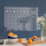 Personalised Family Acrylic Monthly Wall Calendar, thumbnail 2 of 7