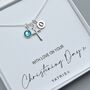 Christening Necklace In Sterling Silver, thumbnail 1 of 7