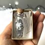 Miniature Bottle Of Silver Snowflakes Christmas Keepsake, thumbnail 1 of 10
