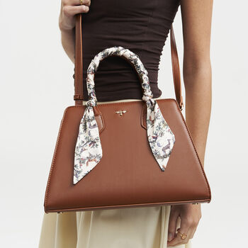Botanical Pumpkin Tan Tote, 2 of 9