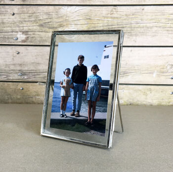 Handmade Silver Standing Photo Frame, 4 of 9
