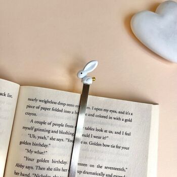 White Bunny Bookmark, 2 of 3